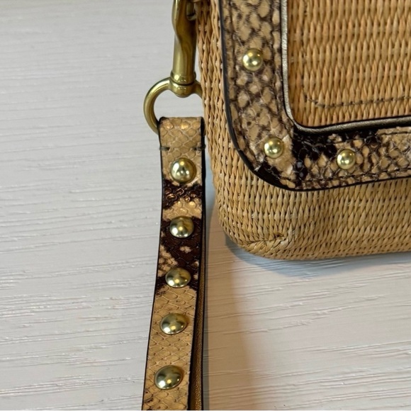 Coach Natalie Rattan Python Wristlet - Picture 4 of 7